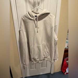 White/Cream H&M Hoodie Men’s XL